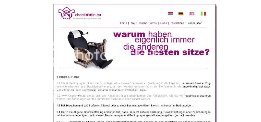 Internet-Check-in und check in der Online-Fluggesellschaften bei http://www.checkmein.eu/ (c) bbrij87 homevideo der film online schauen