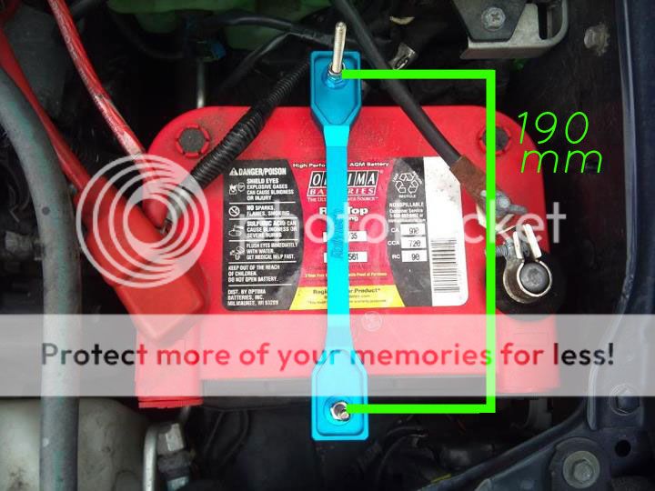 RALLYTECH billet battery tie downs and stainless battery rods GROUP BUY