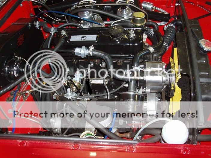 1973 HIF-4 Carb Vacuum line : MGB & GT Forum : MG ... 1989 corvette engine compartment diagram 