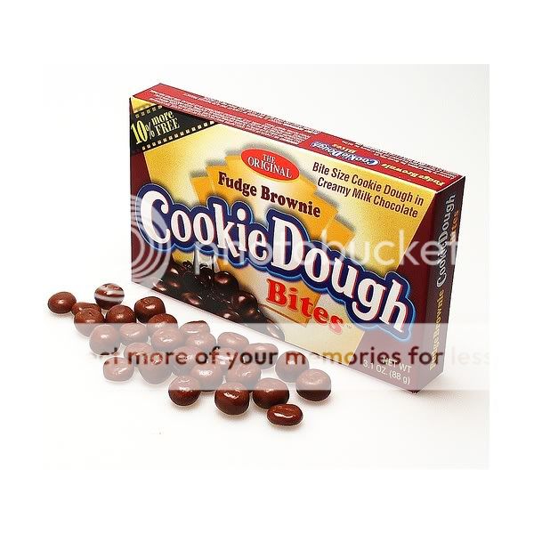 Fudge Brownie Cookie Dough Bites 88g Box American Candy Sweet Retro Party Bag